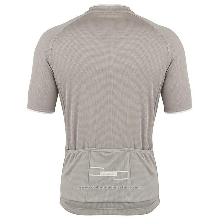 2020 Maillot Cyclisme De Marchi Lumiere Gris Manches Courtes et Cuissard